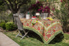 Jardin Red & Green Tablecloth 71 x 142