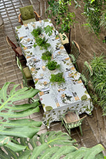 Herb Garden Tablecloth 65 x 150