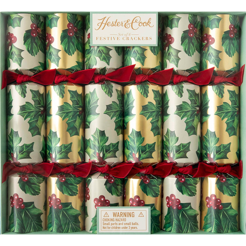 Pastel & Gold Christmas Crackers- set of 6