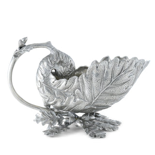 Pewter Oak Leaf Gravy Boat