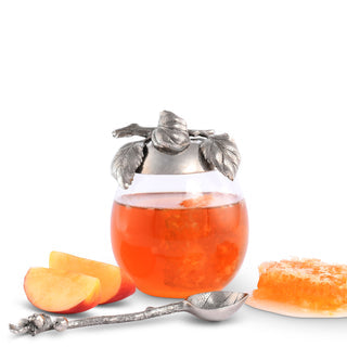 Apple Honey Pot w Spoon