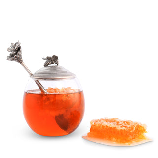 Apple Honey Pot w Spoon