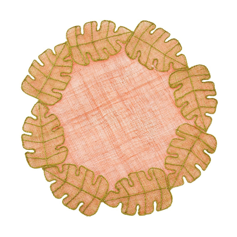 Pink Garland Leaf Placemat