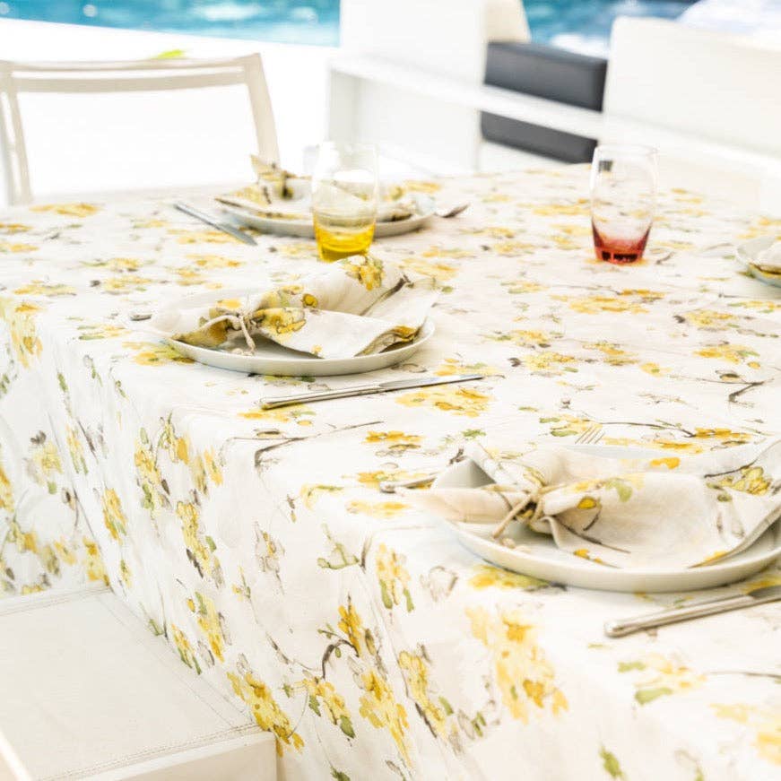 Bourne Floral Tablecloth- 90 Round