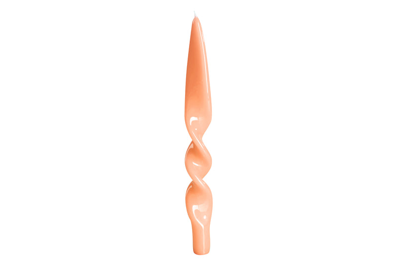 Peach Fuzz Lacquer Twist Candle