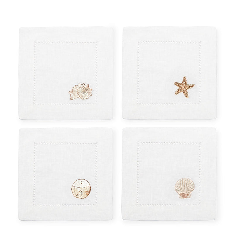 Beach Comber Linen Cocktail Napkins