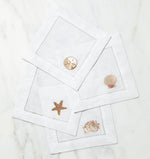 Beach Comber Linen Cocktail Napkins