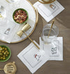 Beach Comber Linen Cocktail Napkins