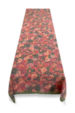 Dahlia Red & Purple Tablecloth 65 x150