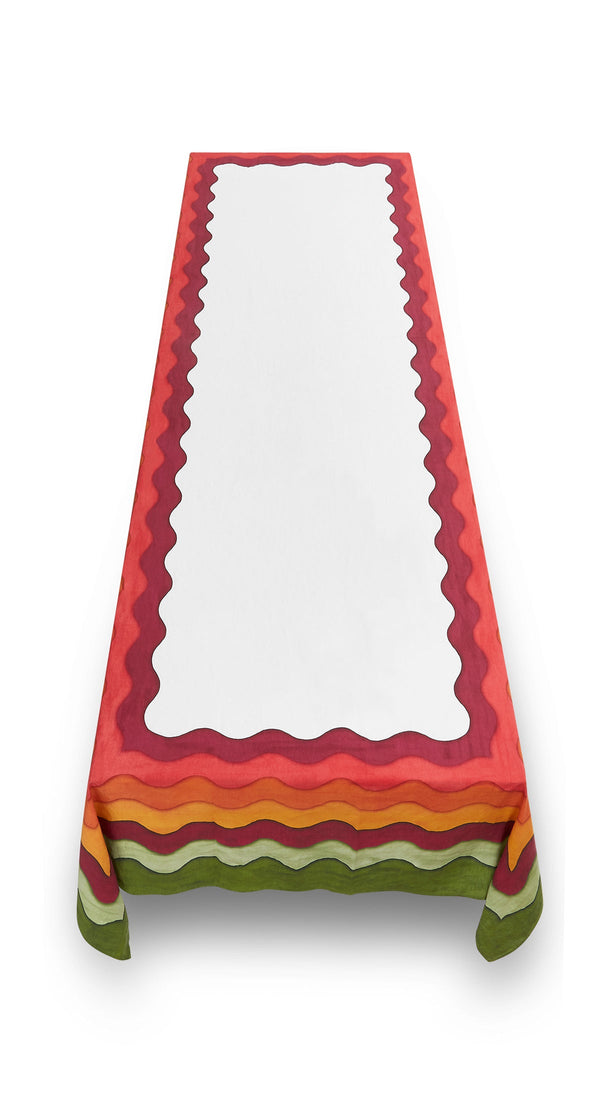 Winter Rainbow Tablecloth 65 x 150