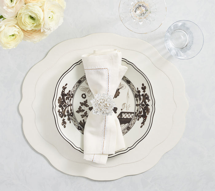 Tailored White Placemat