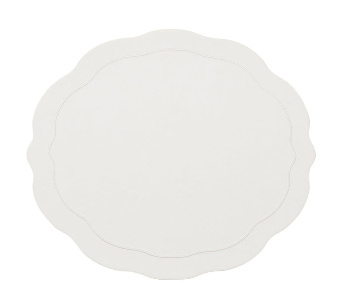 Tailored White Placemat
