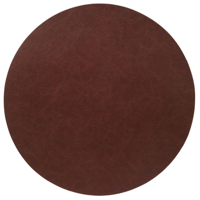 Tanner Brown Leather Coaster- set of 4