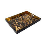 Tortoiseshell Lacquer Square Tray