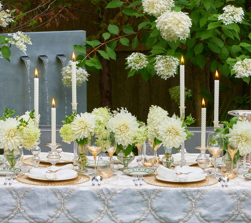 Scalloped Trumpet Vase - Clear