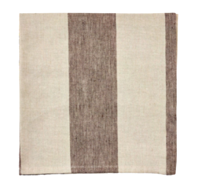 Slate Urban Stripe Napkin