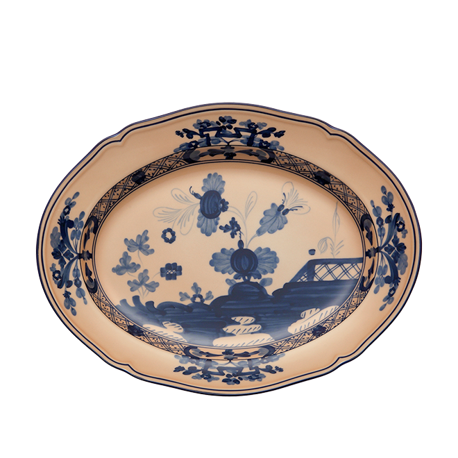 Ginori 1735 Cipria Oval Platter