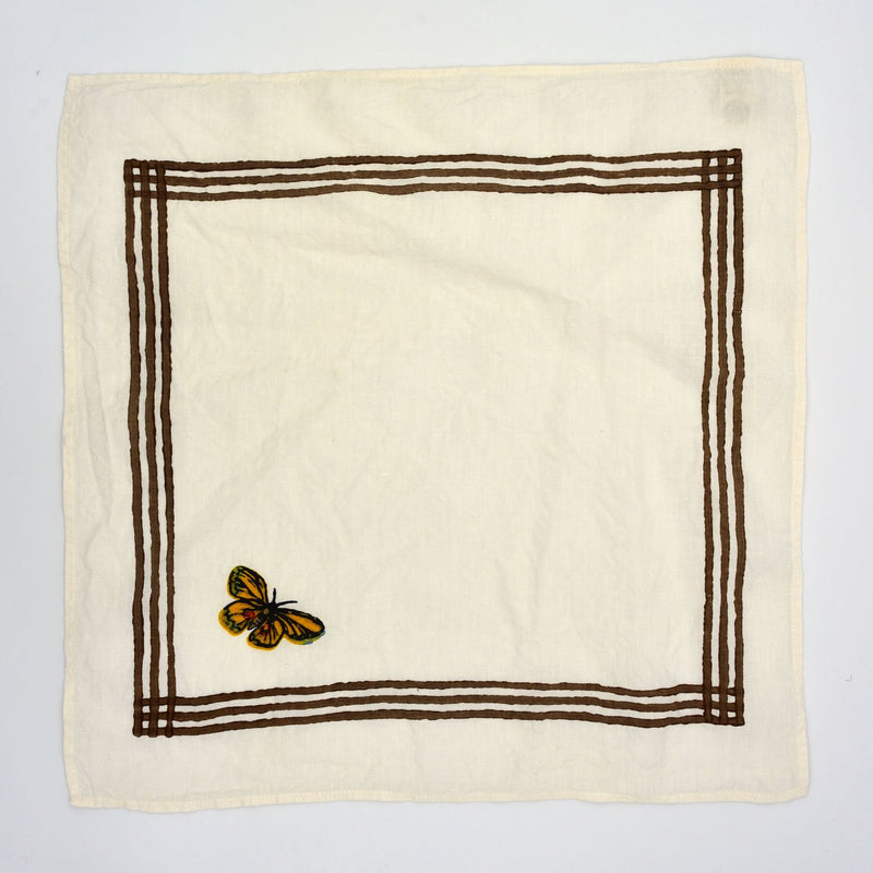 Allora Linen Butterfly and Dragonfly Napkins
