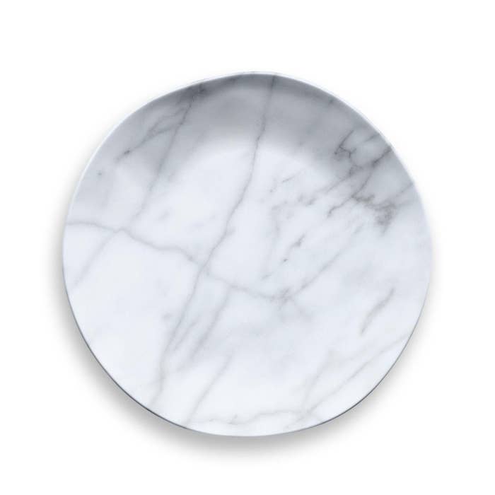 Carrara Melamine Diner Plate