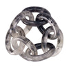 Smoke Chain Link Napkin Ring