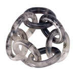 Smoke Chain Link Napkin Ring