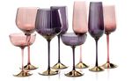 Violet Cote D'Or wine Glass