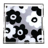 Grey Floral Blossom Square Tray