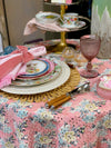 Mabel Pink Tablecloth - 88 x 124
