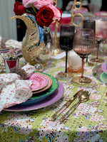 Mabel Green Tablecloth - 108 round