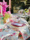 Clarita Pink Tablecloth 88 x 110
