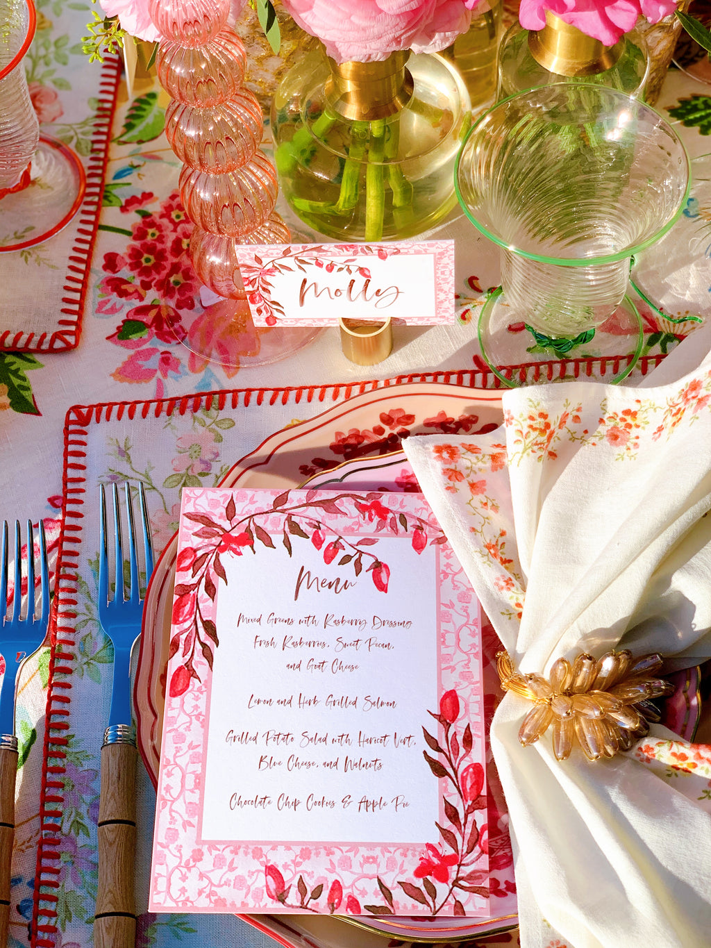 Garden Party Napkin SET of 4