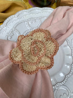 Orange Flower Napkin Ring