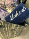 Navy "Makeup" Washcloth