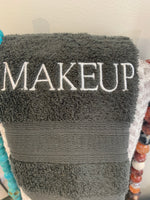 Grey "Makeup" Washcloth
