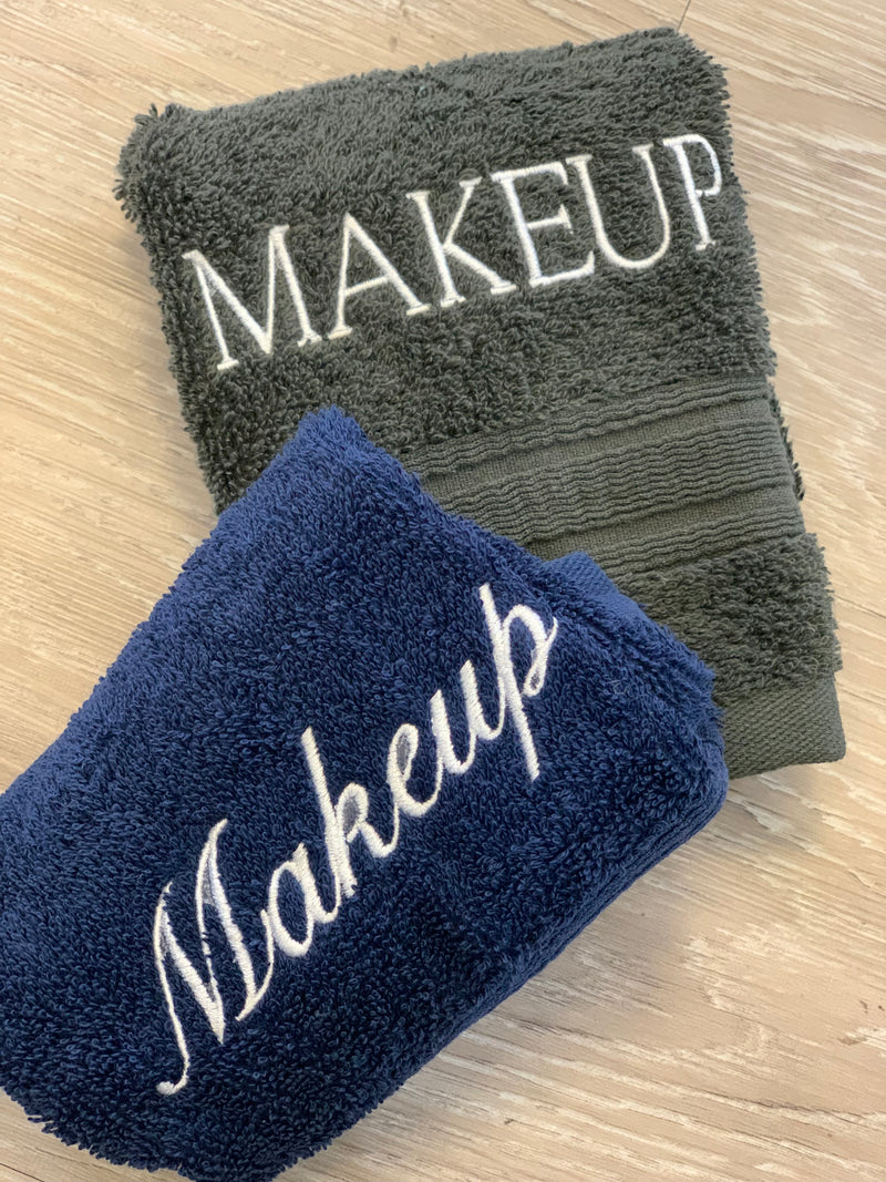 Grey "Makeup" Washcloth