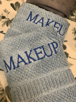 Light Blue "Makeup" Washcloth