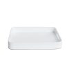 Medium White Lacquer Tray