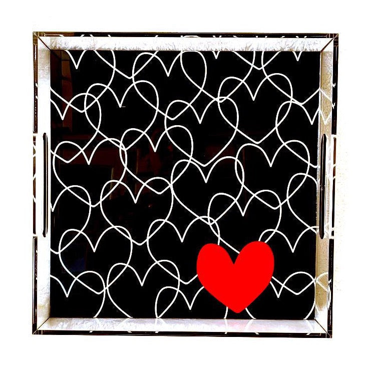 Large Bursting Love Tray