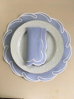 Pink Waves Scallop Placemat