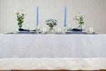 Sand Tablecloth with White Border 67 x 140