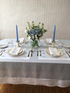 Sand Tablecloth with White Border 67 x 140