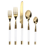 Zoe Gold 5pc Place Setting