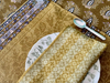 Anatasia Gold Tablecloth -108 round