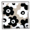 Grey Floral Blossom Square Tray
