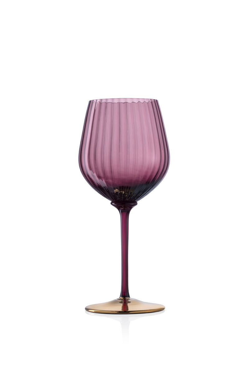 Violet Cote D'Or wine Glass