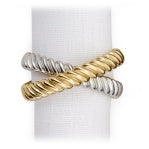 Deco Twist Napkin Ring- set of 4