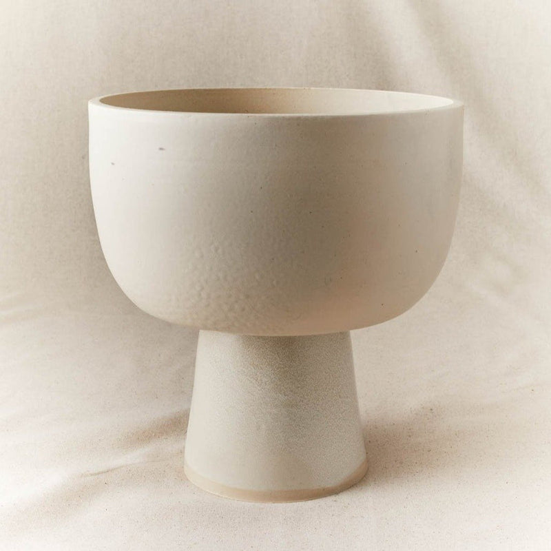 Footed Blanc Bowl