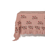 Pink Fraises De Bois Tablecloth 70 x 106