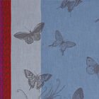 Blue Jardin Papillon Tea towel