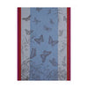 Blue Jardin Papillon Tea towel